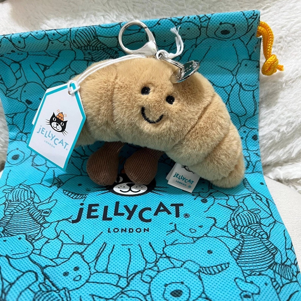 Jellyca Amuseables Croissant Bag Charm - New & Authenti