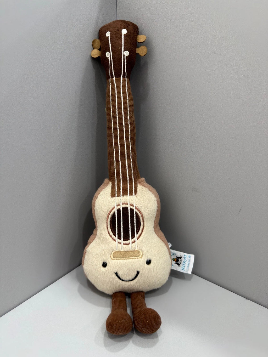 JELLYCA Classi Guitar Fun Ukulele Plush Appease Doll Gift Kids Toy 11.8in New