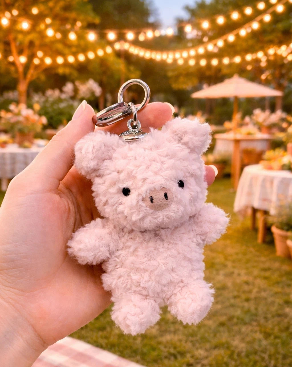 Jellyca Little Pig Bag Charm - Plush Keychain Soft Cute Collectible Toy NWT