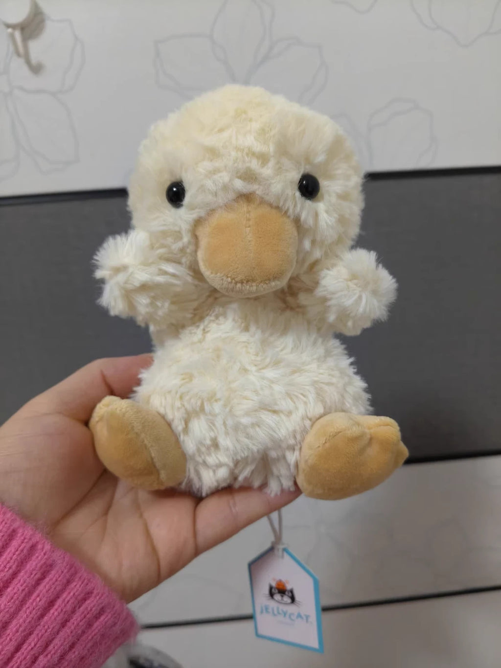 Jellyca Fluff Yummy Duckling Soft Plush Doll Gift Kids Toy 5in