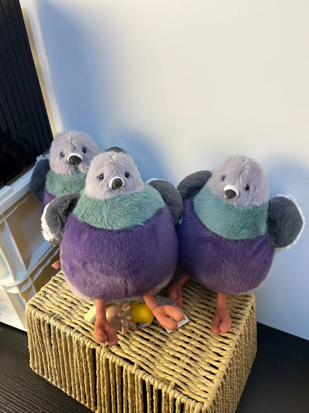 Jellyca Amuseabl Fluffy Plush Doll Leicester Pigeon Birthday Gift Kids Toy
