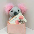 JELLYCA Amuseabl Koala With Message Plush Fluffy Fun Doll Kids Toy Gift 7in