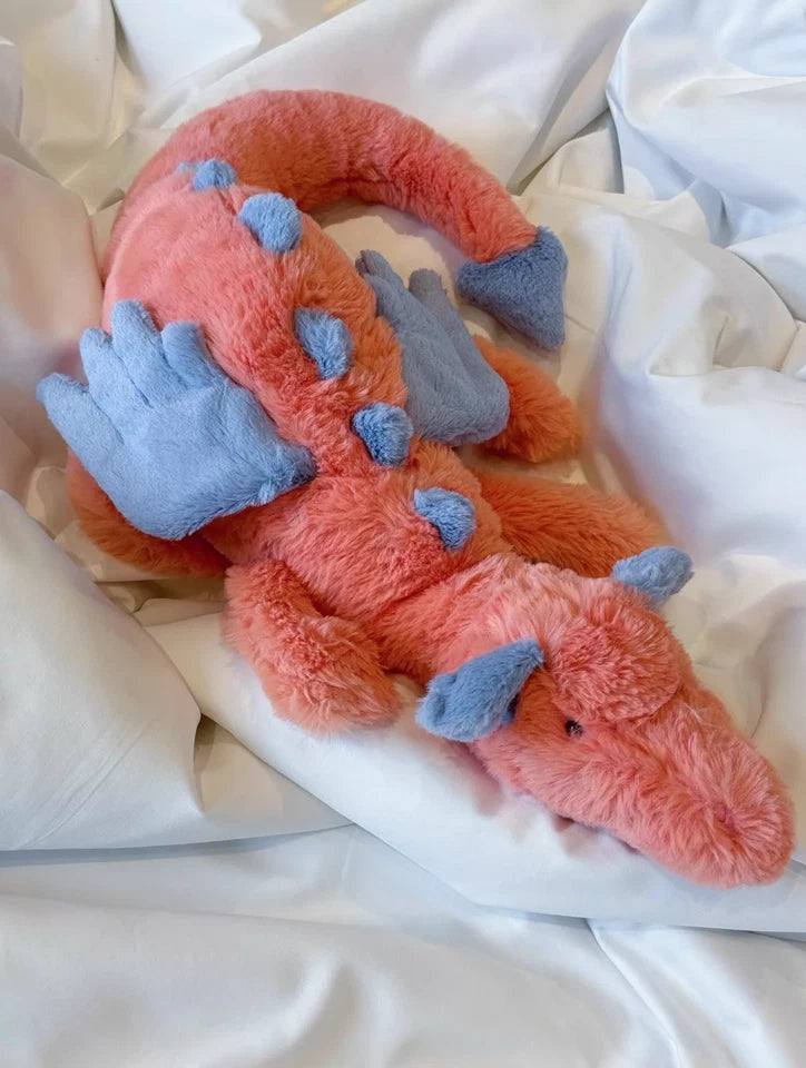 Jellyca Amuseable Persimmon Dragon Plush Doll Gift Kids Toy large 26in