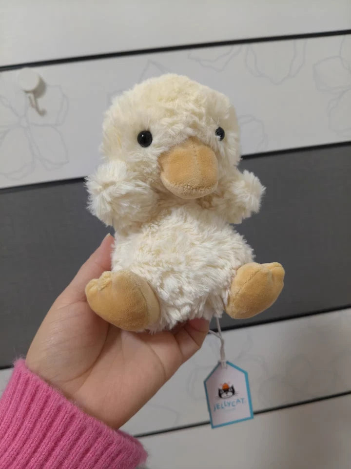 Jellyca Fluff Yummy Duckling Soft Plush Doll Gift Kids Toy 5in