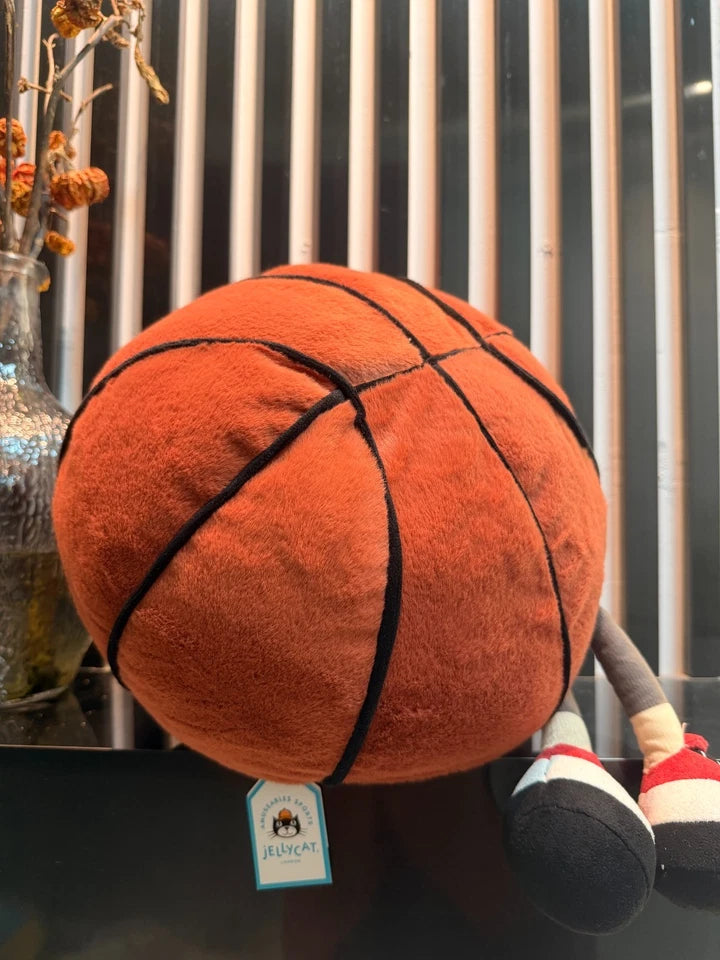 Jellyca Amuseabl Fluffy basketball Plush Doll Birthday Gift Kids Toy