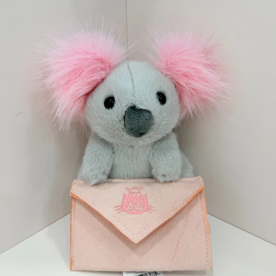 JELLYCA Amuseabl Koala With Message Plush Fluffy Fun Doll Kids Toy Gift 7in