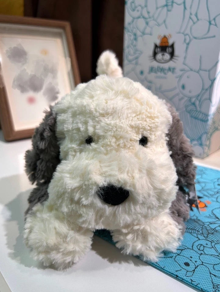 JELLYCA Fluff Plush Soft Fun Shepherd Dog Appease Doll Gift Kids Toy 13 in NEW