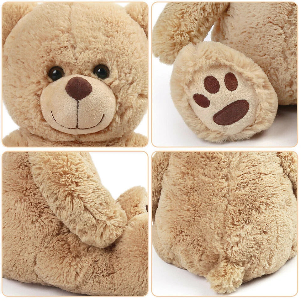 10'' Plush Teddy Bear Stuffed Animal Doll Soft Plushies Toy Valentine's Day Gift