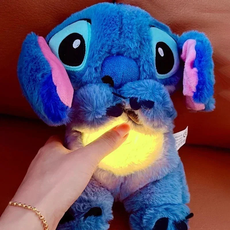 30CM Breathin Musica Plush Doll Sleep Aid Soft Stuffed Toy Anxiety Relief Gift