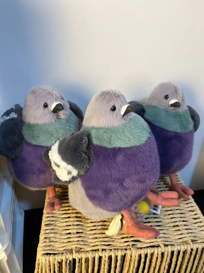 Jellyca Amuseabl Fluffy Plush Doll Leicester Pigeon Birthday Gift Kids Toy