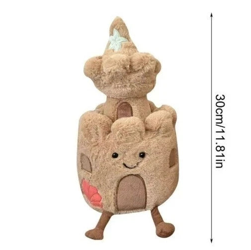 Jellyca Amuseables Sandcastle 11.8" Stuffed Toy NWT, Perfect Birthday Gift