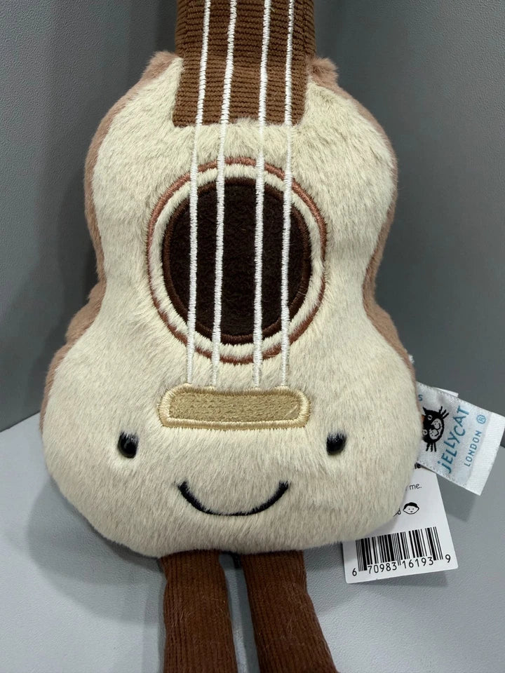 JELLYCA Classi Guitar Fun Ukulele Plush Appease Doll Gift Kids Toy 11.8in New