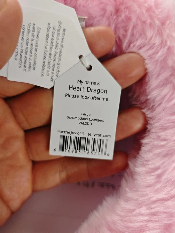 Jellyca Heart Dragon Large (50cm) - New & Authenti