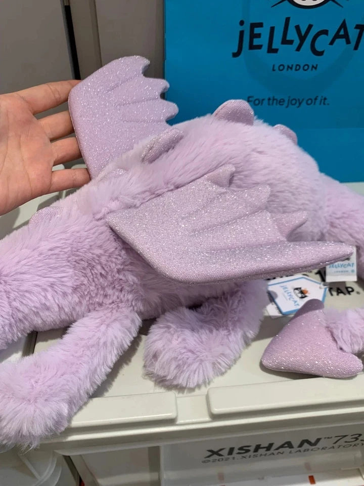 Jellyca 20in Lavender Dragon - new with tags & dust bag