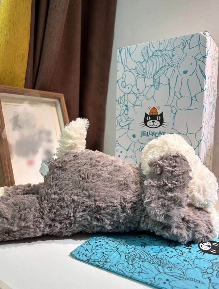 JELLYCA Fluff Plush Soft Fun Shepherd Dog Appease Doll Gift Kids Toy 13 in NEW