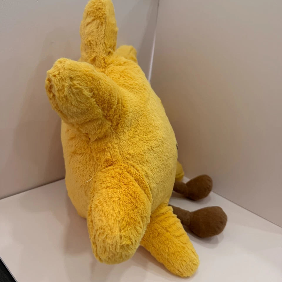 JELLYCA Huge Amuscabl Sun Plush Fluffy Doll Kids Toy Fun Gift Dust Bag 18in