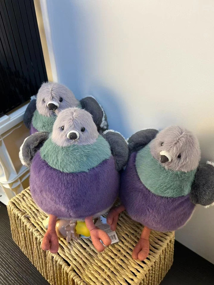 Jellyca Amuseabl Fluffy Plush Doll Leicester Pigeon Birthday Gift Kids Toy