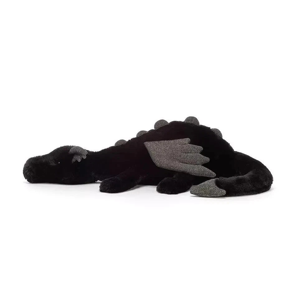 Jellyca Onyx Dragon Plush – Black - RETIRED RARE 50cm - NEW WITH TAGS Gifts.