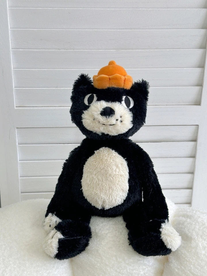 JELLYCA Fluff Plush Soft Classic Jelly Cat Appease Doll Gift Kids Toy Dust Bag