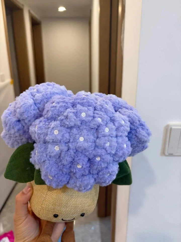Jellyca Amuseable Hydrangea Pot 9 in Cute Plush Doll Gift Toy Dust Bag NEW