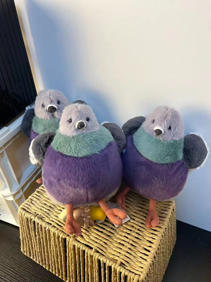 Jellyca Amuseabl Fluffy Plush Doll Leicester Pigeon Birthday Gift Kids Toy