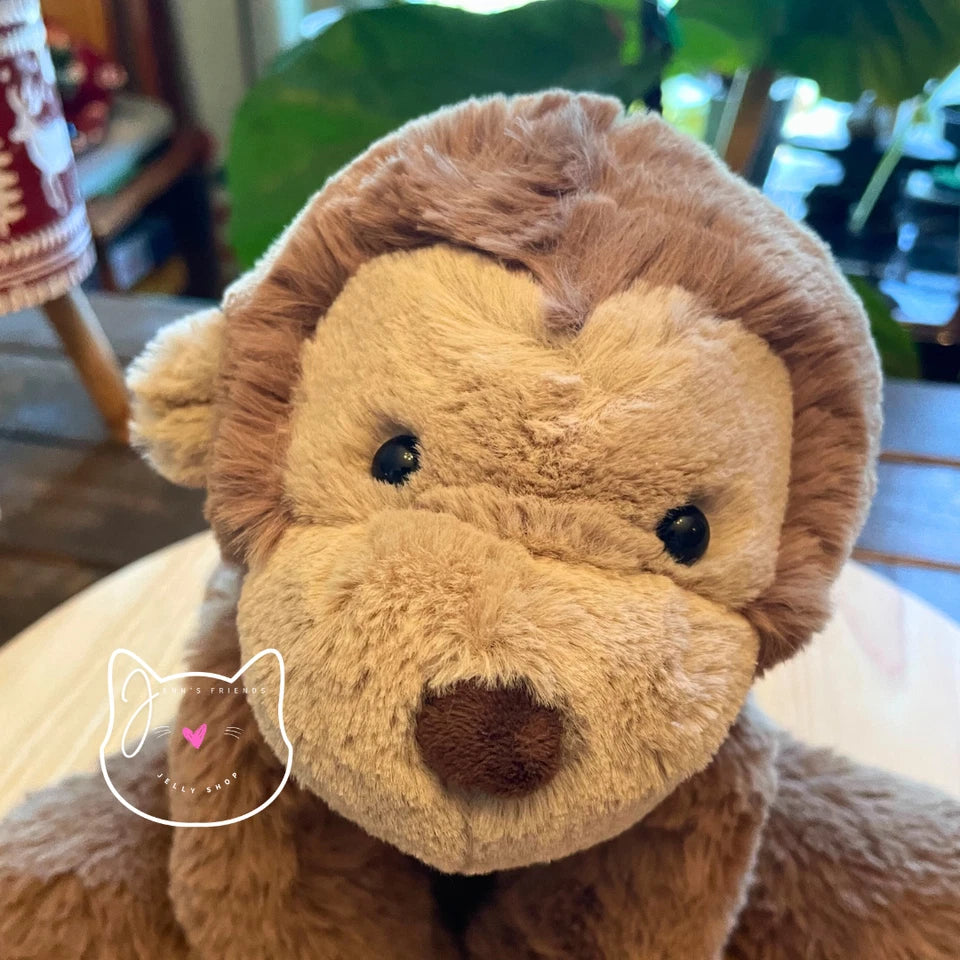 AUTHENTI Jellyca SMUDG MONKEY New NWT Medium Soft Plush Toy Brown Stuffed Zoo
