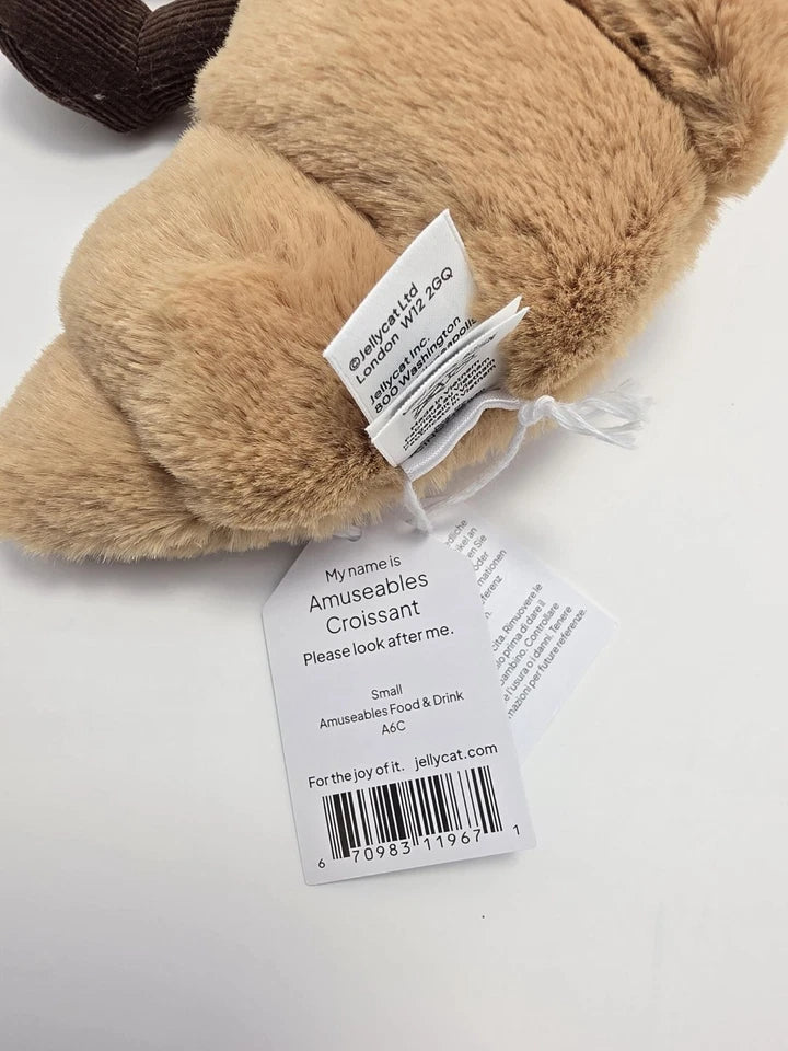 Jellyca Amuseables Croissant Bag Charm - New & Authenti