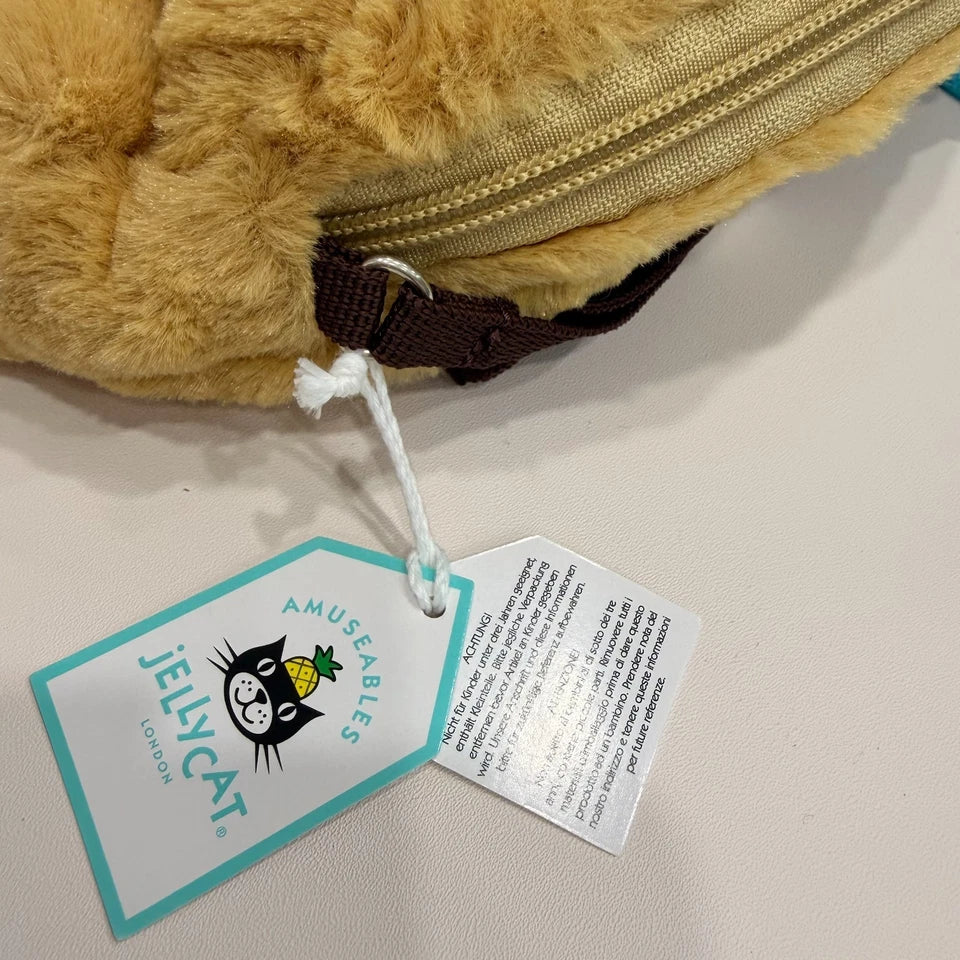 JELLYCA Amuseabl Croissant Bag Plush Fluffy Fun Doll Comfort Kids Toy 5.9in