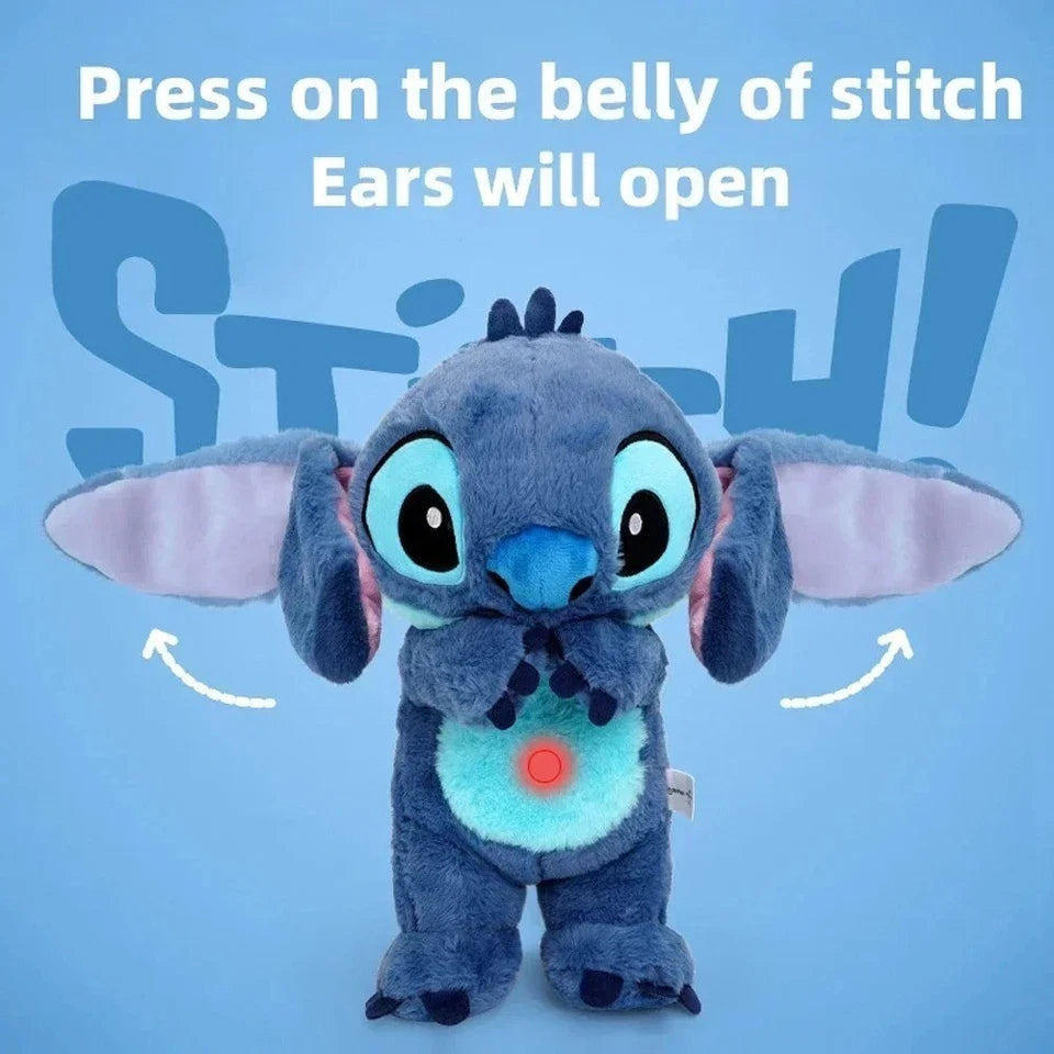 30CM Breathin Musica Plush Doll Sleep Aid Soft Stuffed Toy Anxiety Relief Gift